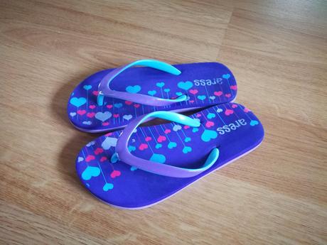 Žabky pantofle zn. aress, fialové, vel. 30/19,5 cm, 30