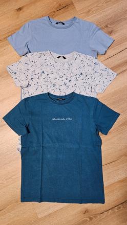 3pack chlapecké triko kr.ruk. george 158/164, george,158