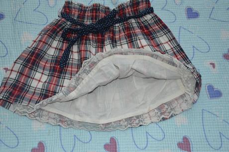 Bavlněná lehká sukýnka se spodničkou, lindex,110