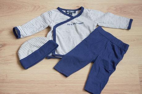 Třídílný set triko, tepláky a čepička, vel. 56, 56