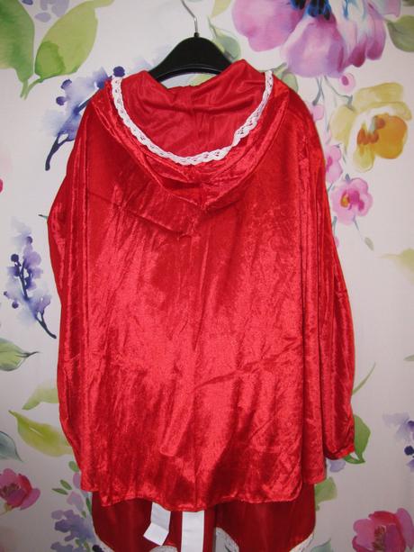 Karnevalový kostým-4 díl. červená karkulka, 