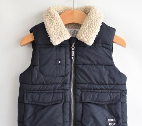 Zateplená vesta vel. 12 - 18m, f&f,86