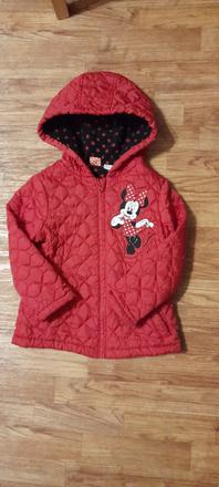 Přechodový kabátek minnie, vel. 5-6 let, disney,110