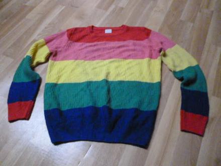 Pruhatý svetr 10-11, f&f,146