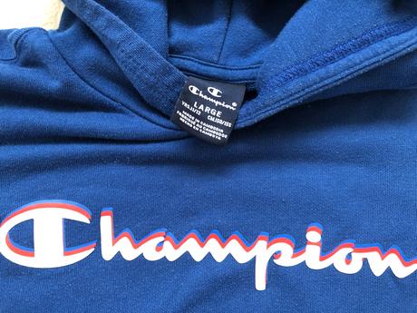 Champion modra mikina  large - 11/12 let, champion,152