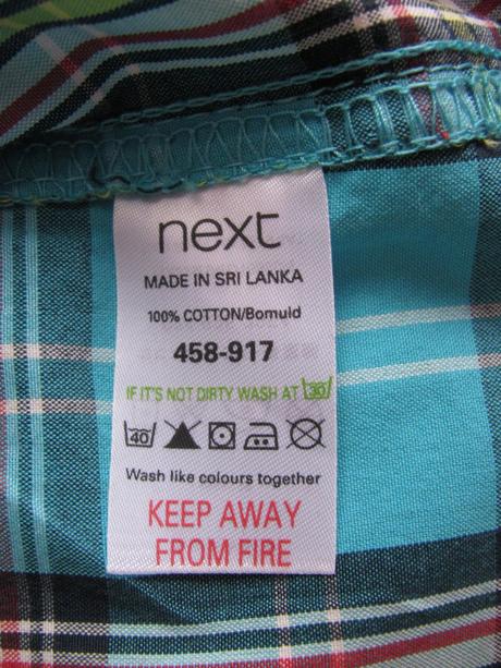 Plátěná tyrkysová košile next, next,80