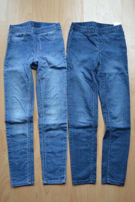 Džegíny 2ks, h&m,128