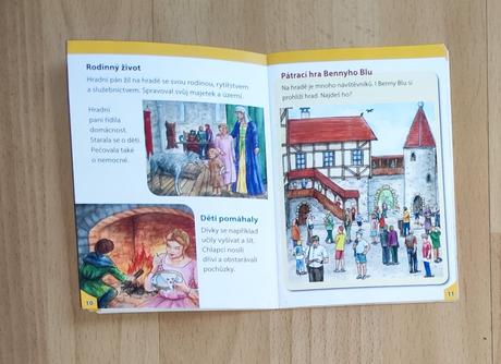 Kniha benny blu rytíři - kopí, kůň a jezdec, 