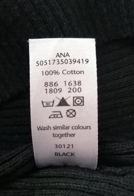 Černý rolák vel 104 - 110, george,104