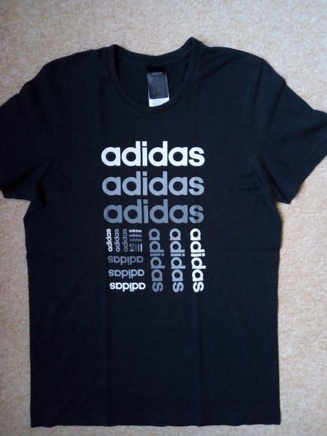 Černé tričko zn."adidas" vel."m", adidas,m