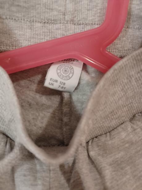 Plyšová tepláková souprava lindex 128 + 134/140, lindex,128