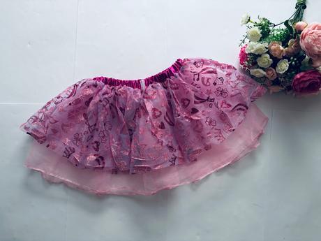 An7 sukně s třpitivým potiskem- v.cca 3-5 let, 104