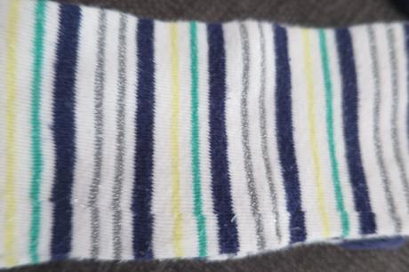 Kytičkované a proužkaté punčošky, f&f,104