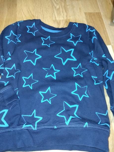 Modrá mikina s hvězdy 92 george, george,92