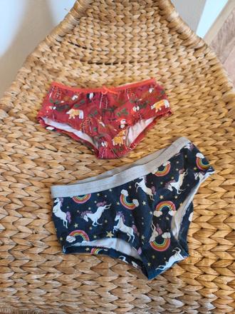 2 krát spodní kalhotky lindex 122/128, lindex,128