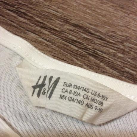 Bavlněné tílko ,,jednorožec", h&m,134