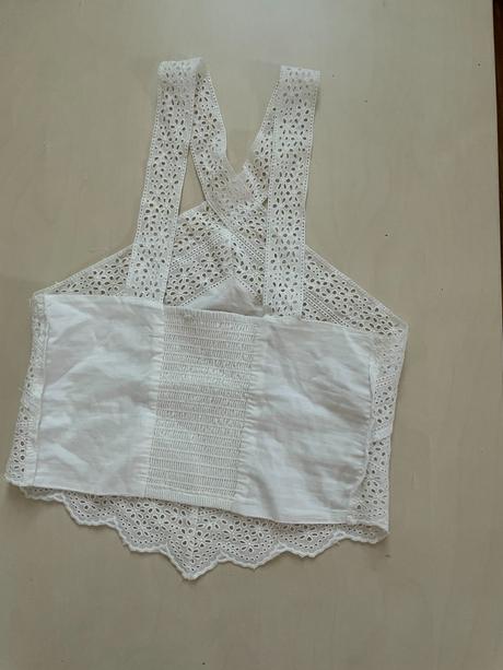 Madeira crop top, vel není cca xs, měřte, xs