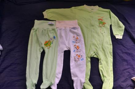 Set polodupaček a overalu, v.80,bavlna,nové, 80
