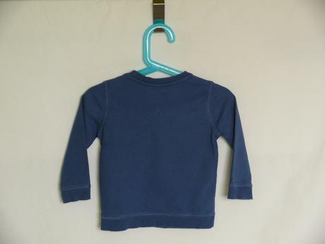 Modrá mikinka a nápisem, f&f,80