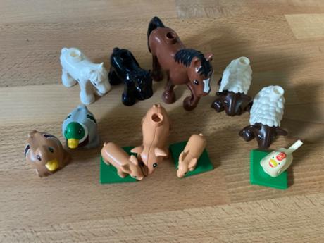Lego duplo zvířátka jednotlivě, 