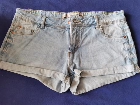 Riflové kraťasy, denim co,38