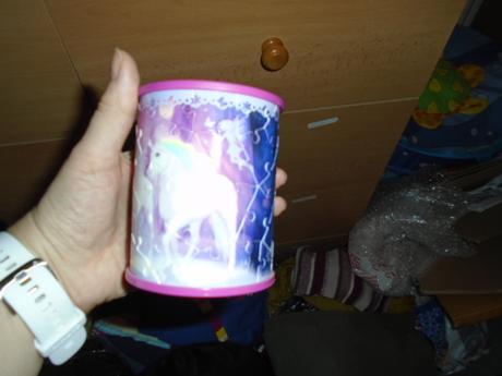 Puzzle tužkovník 2x unicorn jednorožec smajlík, 