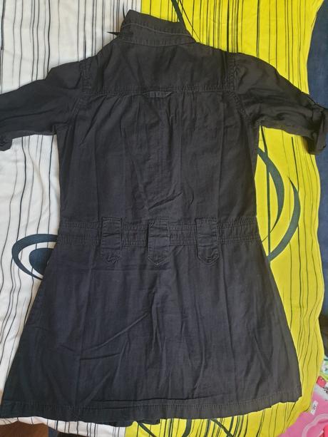 Dívčí plátěné šaty, 128