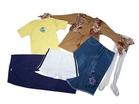 Set 6ks dívčího oblečení vel.116/122, 104–116