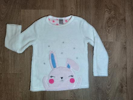 Dívčí mikina chlupatka,zn. little kids, vel.98/104, 98