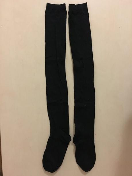 Punk/ghotic nove nadkolenky s tygrem a peckami,