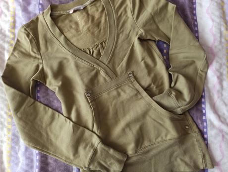 Khaki dámské tričko, kenvelo,s