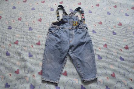 Džínové riflové laclové kalhoty, 86