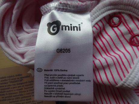 Pruhované dupačky s beruškou, vel. 74, gmini,74