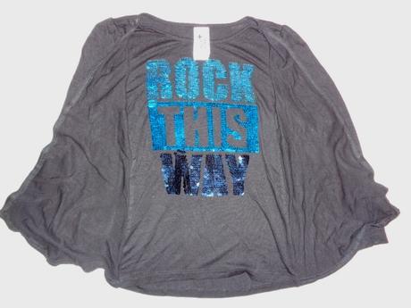 Exkluzivní černé tričko s přehozem v jednom122-128, c&a,122 / 128