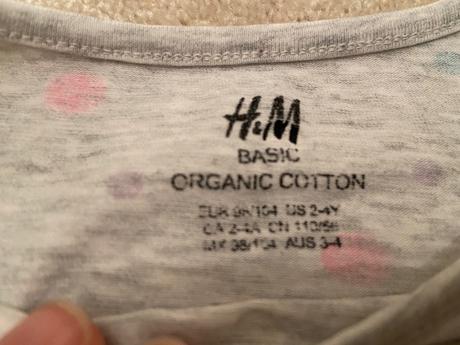 Tricko s dlouhým rukavem, h&m,98