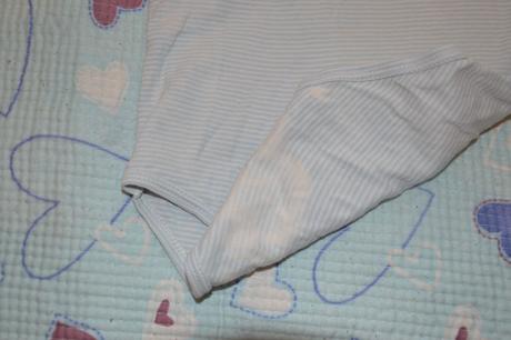 Bavlněné body krátký rukáv prouhaté, c&a,92