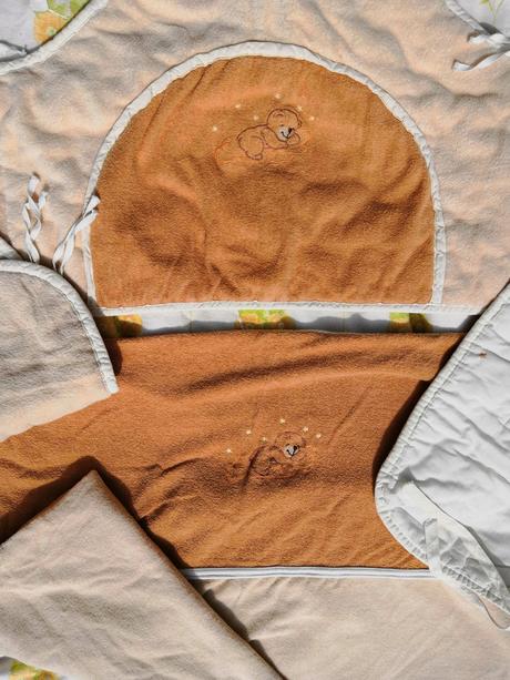 Mantinel a deka do postýlky, šířka (cm): 90,délka (cm): 110