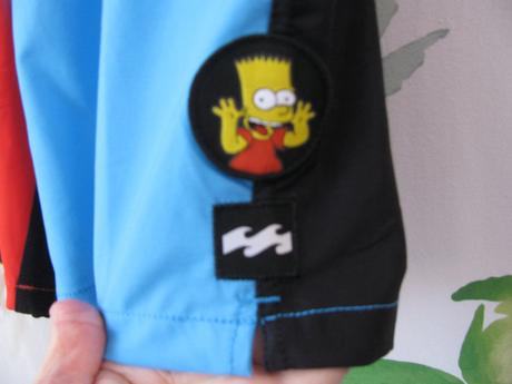 Luxusní chlapecké pružné šortky billabong simpsons, billabong,140