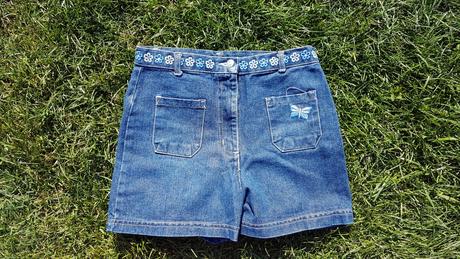 N53	dívčí riflové kraťasy vel. 152, 152