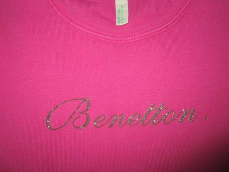 Tričko s nápisem 5-7let, benetton,122