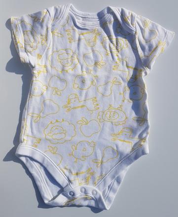 C312	dívčí body s krátkým rukávem zvířátka vel. 80, f&f,80