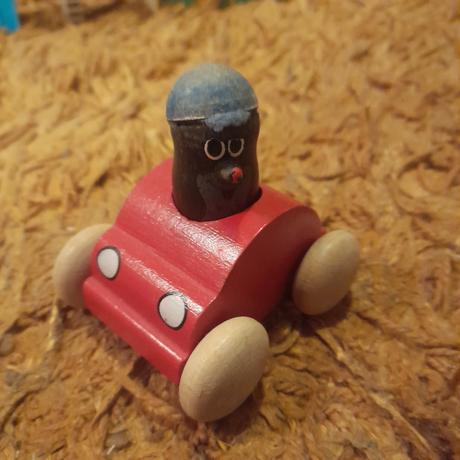 Pískací krteček dřevěný,