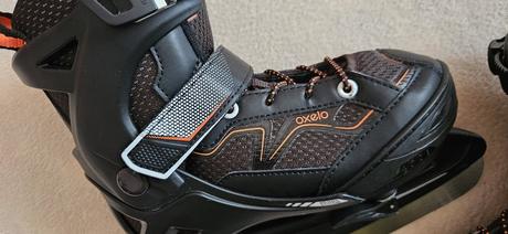 Chlapecké lední brusle oxelo černo-oranžové, 29-32, 29