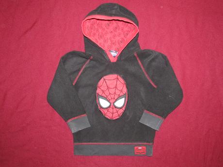 Černá mikina spiderman, george,92