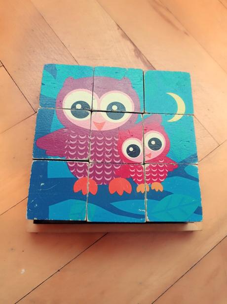 Kostky dřevěné - zvířata,