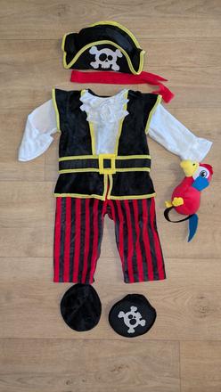 Ka426 karnevalový kostým pirát vel. 86,