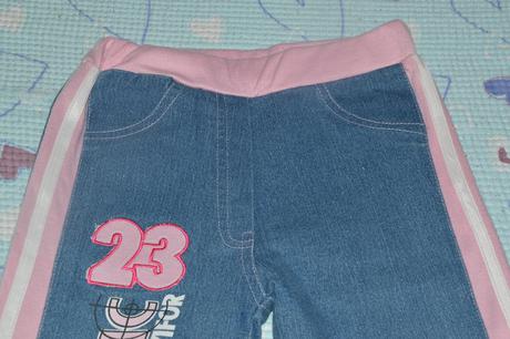 Široké džíny na gumu, i pro plnoštíhlé 104/110, 104