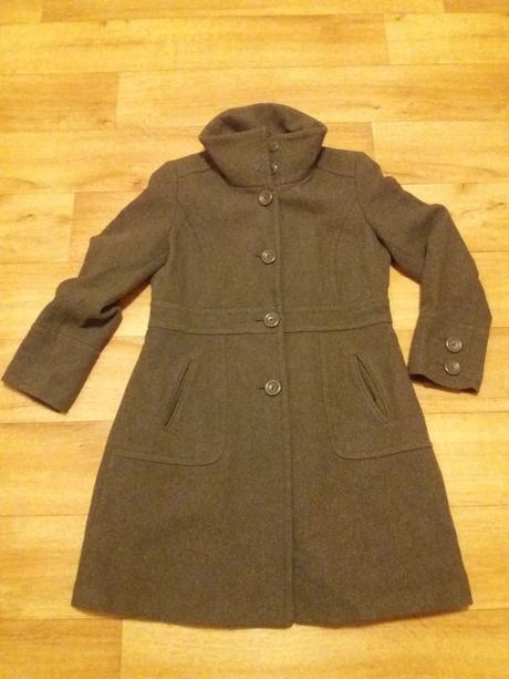 Šedý kabátek s podšívkou new look vel. 44, new look,44