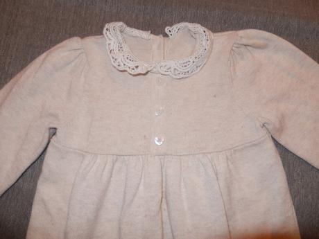 Svetrové šatičky, 3ks - vel.9-12m, h&m,80