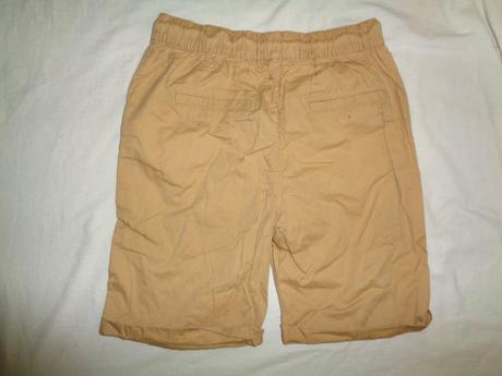 Super hořčicově hnědé příjemné kraťasy, nutmeg,164